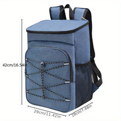 15L Insulated Bag Picnic Backpack Thickened Oxford Cloth Camping Picnic Bag