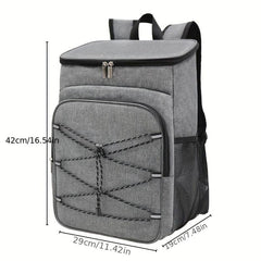 15L Insulated Bag Picnic Backpack Thickened Oxford Cloth Camping Picnic Bag