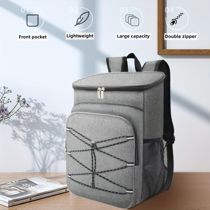 15L Insulated Bag Picnic Backpack Thickened Oxford Cloth Camping Picnic Bag