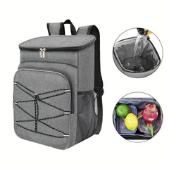15L Insulated Bag Picnic Backpack Thickened Oxford Cloth Camping Picnic Bag