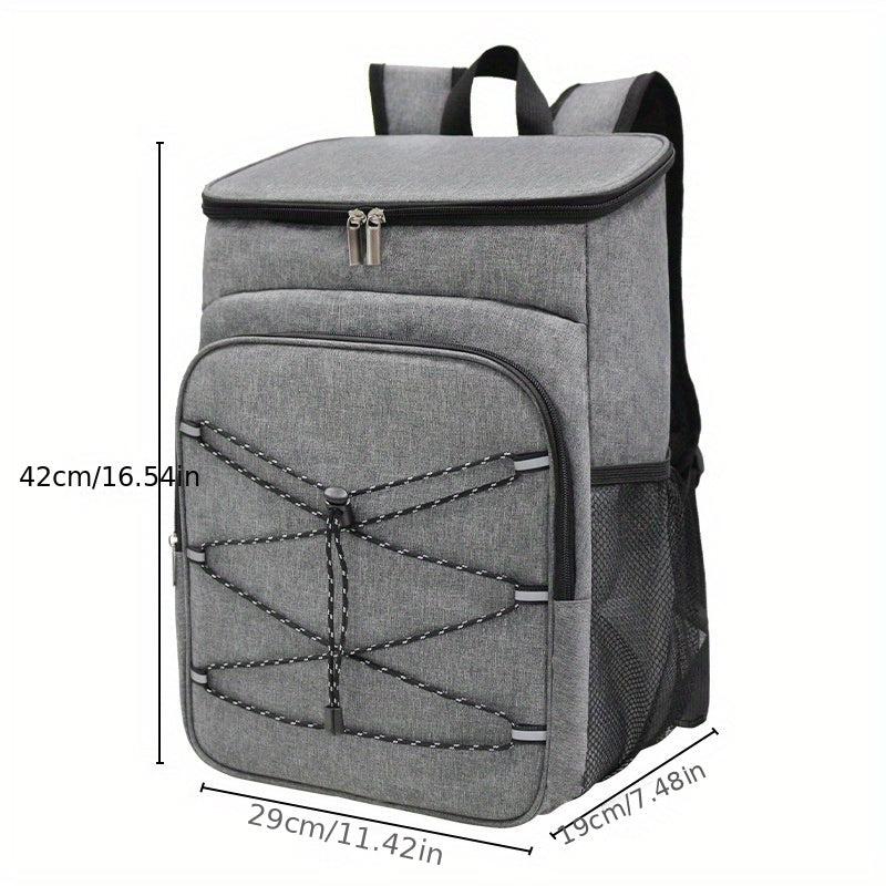 15L Insulated Bag Picnic Backpack Thickened Oxford Cloth Camping Picnic Bag