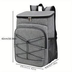 15L Insulated Bag Picnic Backpack Thickened Oxford Cloth Camping Picnic Bag