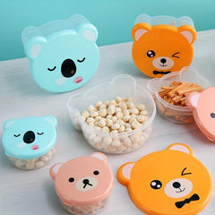 4pcs Food Storage Box For Snacks Fresh keeping Box Sealed Box With Lid