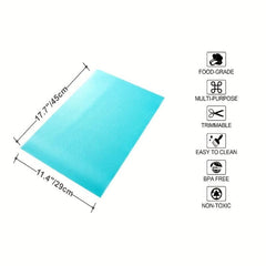 4pcs Refrigerator Liners Waterproof Shelf Fridge Cover Pads Drawer Fo