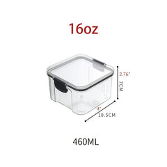 Easy Clean Plastic Food Storage Container Keep Food Fresh & Organized