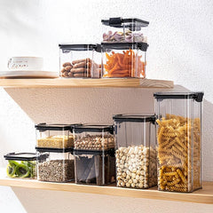 Easy Clean Plastic Food Storage Container Keep Food Fresh & Organized