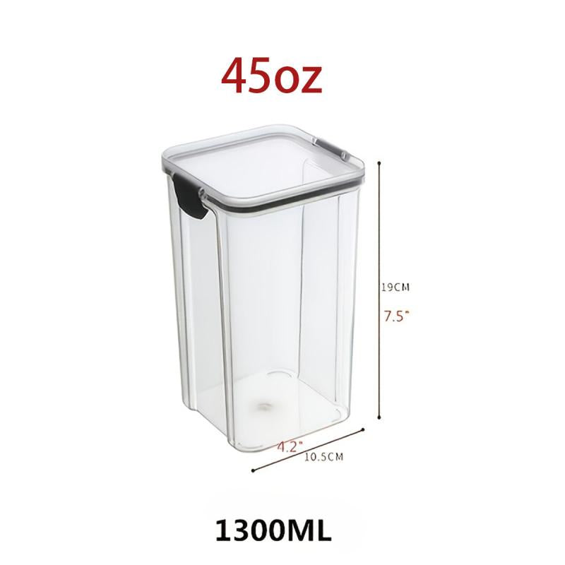 Easy Clean Plastic Food Storage Container Keep Food Fresh & Organized