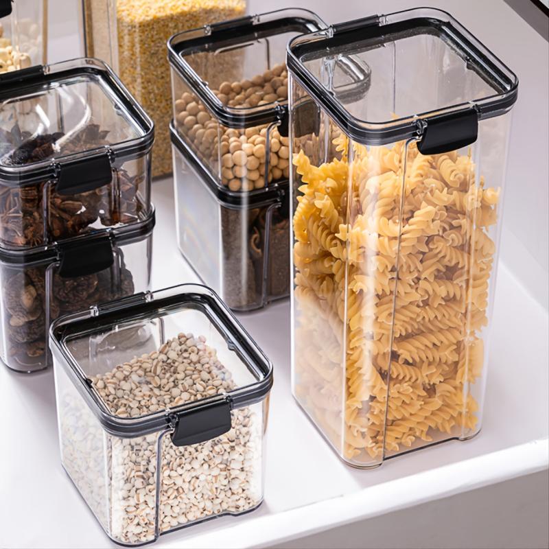Easy Clean Plastic Food Storage Container Keep Food Fresh & Organized