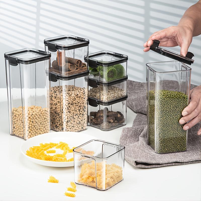 Easy Clean Plastic Food Storage Container Keep Food Fresh & Organized