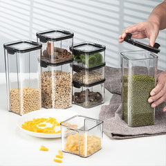 Easy Clean Plastic Food Storage Container Keep Food Fresh & Organized