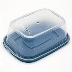 10pcs Rectangular Plastic Partial Boxes Set With Lids 0.53 Quarts