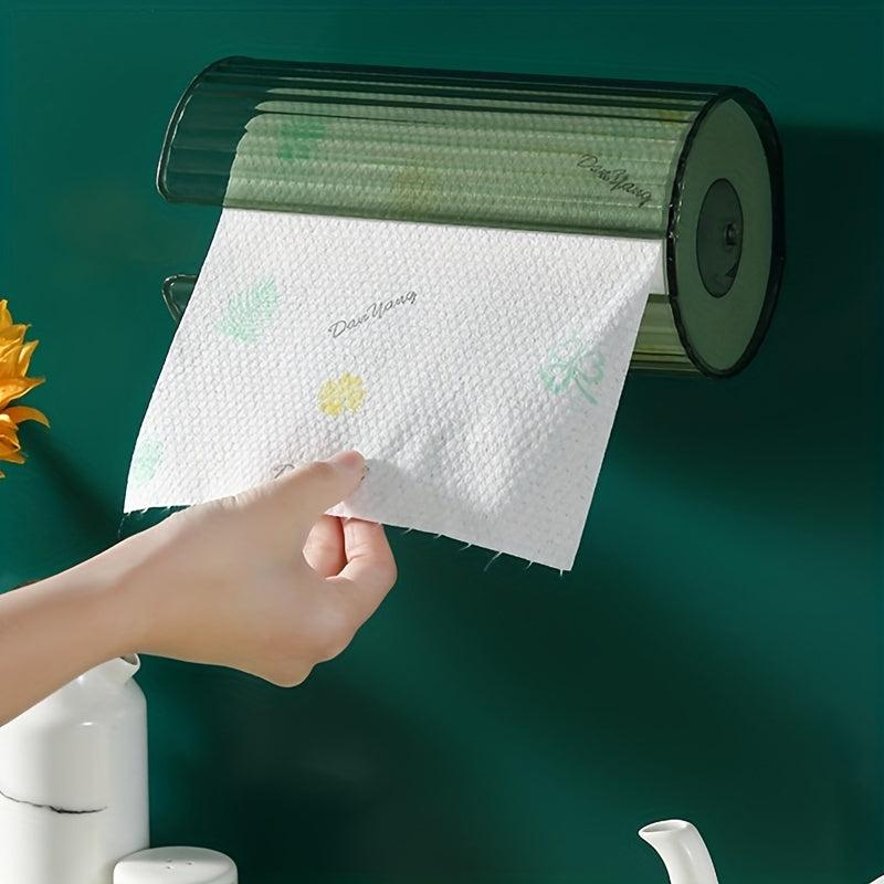 Wall Mounted Tissue Storage Box Dishcloth Holder