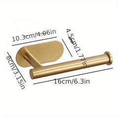Stainless Steel Paper Towel Holder Self Adhesive or Wall Mounted Tissue Storage