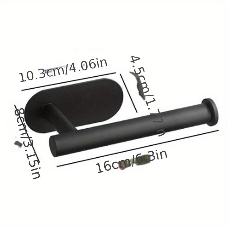 Stainless Steel Paper Towel Holder Self Adhesive or Wall Mounted Tissue Storage