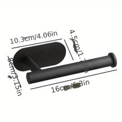 Stainless Steel Paper Towel Holder Self Adhesive or Wall Mounted Tissue Storage