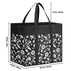 Durable Foldable Shopping Tote Bags Water Resistant Storage for Groceries