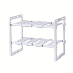 Under Sink Organizer Pot Rack Spice Rack Bathroom Floor Stand Storage Rack