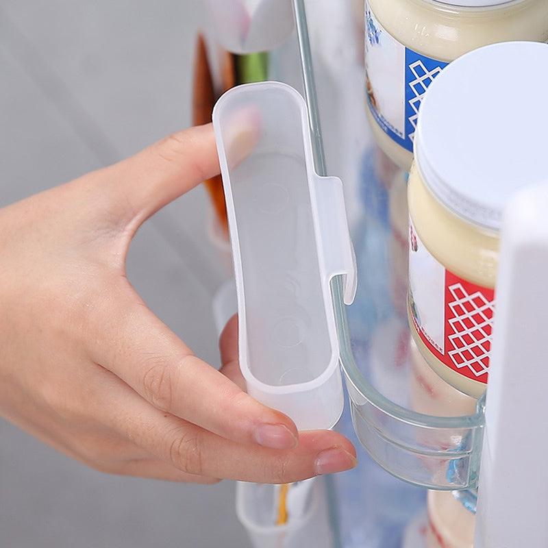 2pcs Refrigerator Organizer Box Hanging Seasonning Bag Food Storage