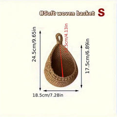 Teardrop Shaped Wire Fruit Basket for Storage and Display