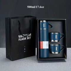 Double Layer Stainless Steel Thermal Cup Set