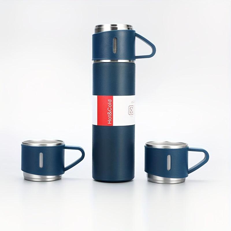 Double Layer Stainless Steel Thermal Cup Set
