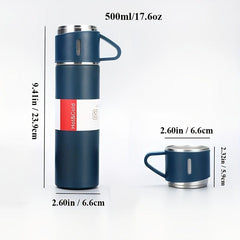 Double Layer Stainless Steel Thermal Cup Set