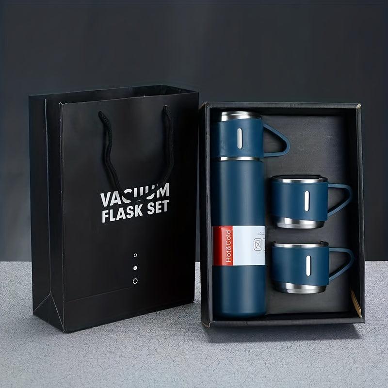 Double Layer Stainless Steel Thermal Cup Set