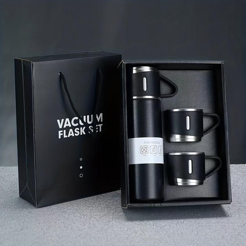 Double Layer Stainless Steel Thermal Cup Set