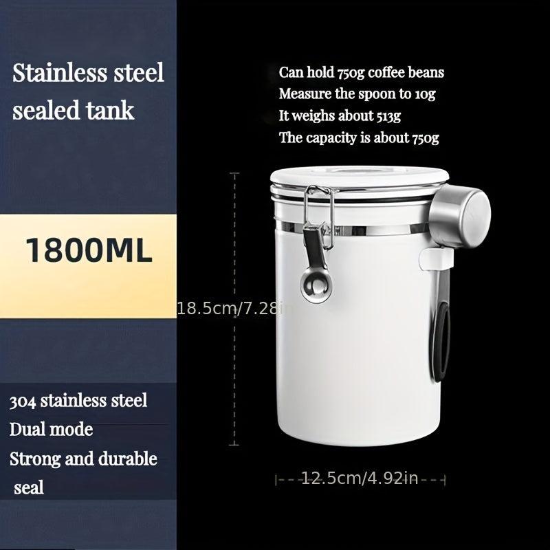 Airtight Stainless Steel Coffee Container 5L & 8L