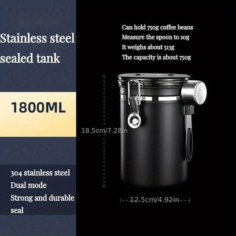 Airtight Stainless Steel Coffee Container 5L & 8L