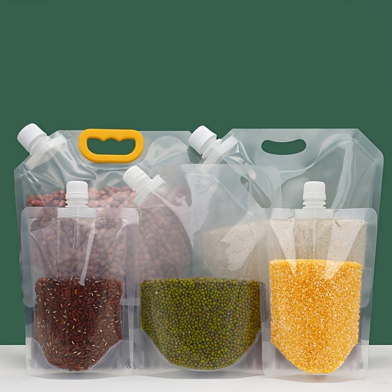 Reusable Transparent Sealed Storage Bag for Rice & Beverage