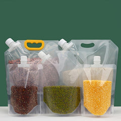 Reusable Transparent Sealed Storage Bag for Rice & Beverage