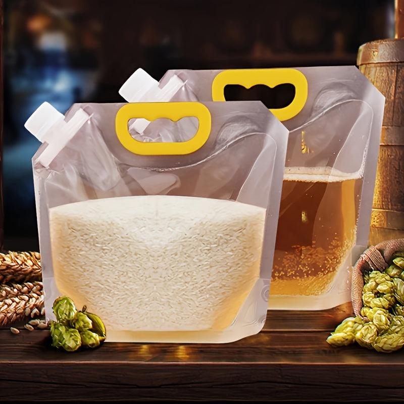 Reusable Transparent Sealed Storage Bag for Rice & Beverage