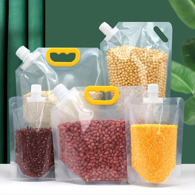 Reusable Transparent Sealed Storage Bag for Rice & Beverage