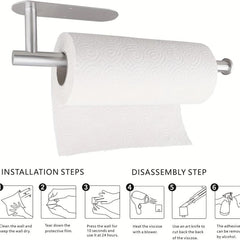 Under Cabinet Self-Adhesive Kitchen Tissue Rack