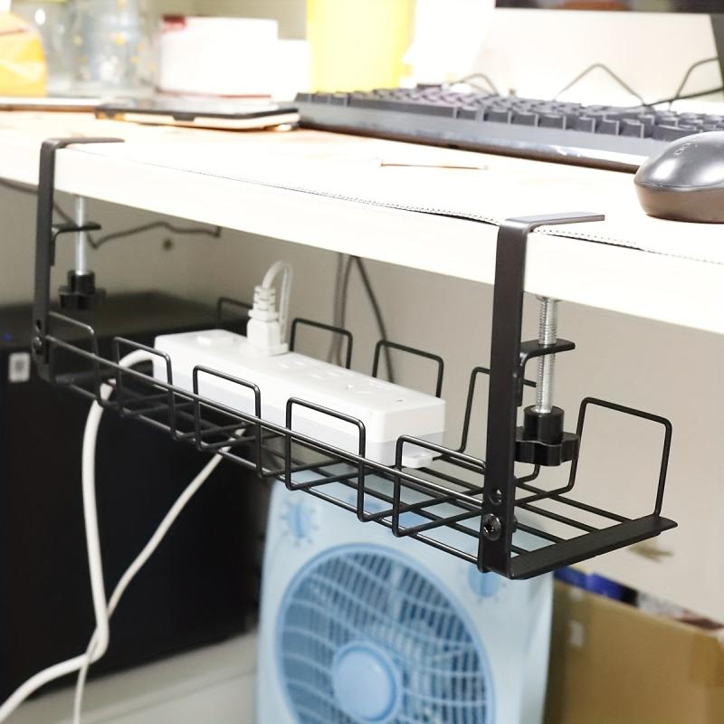 Under Desk Cable Storage Rack Wire Management Cable Tray
