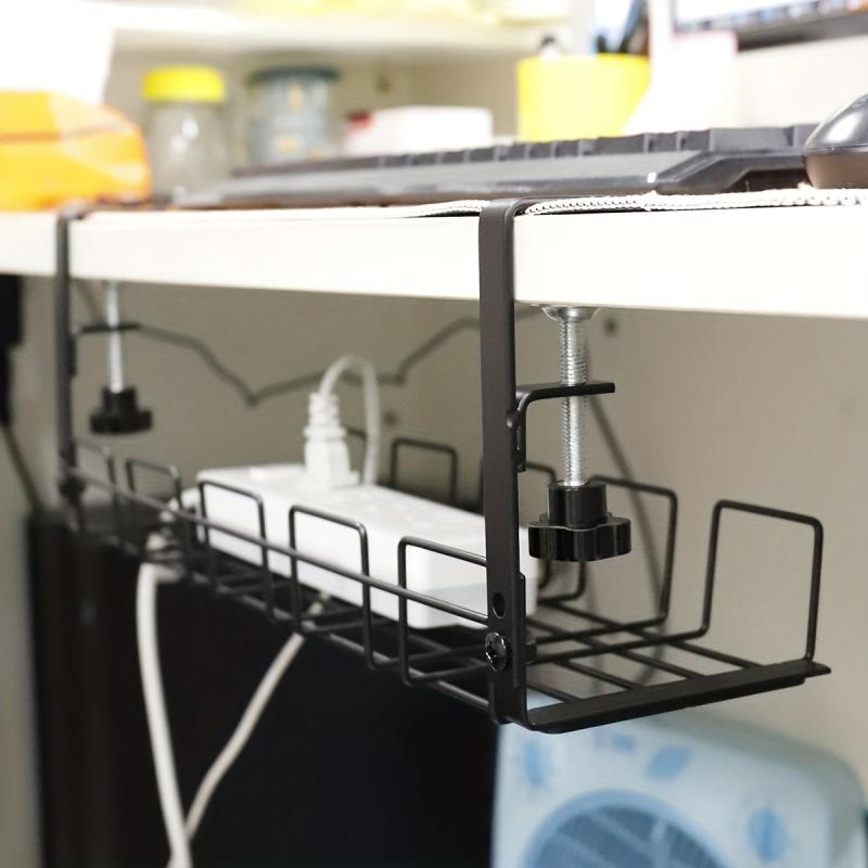 Under Desk Cable Storage Rack Wire Management Cable Tray