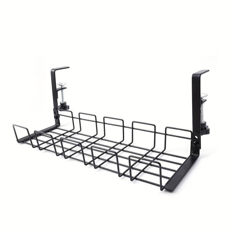 Under Desk Cable Storage Rack Wire Management Cable Tray