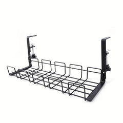 Under Desk Cable Storage Rack Wire Management Cable Tray
