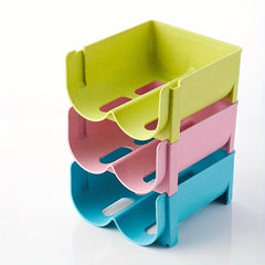 3pcs Beverage Storage Box Water Bottle Rack