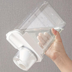 Large Clear Plastic Cereal Containers with Lids for Food Storage