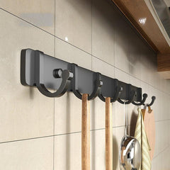 Wall Mounted Kitchen Tool Storage Shelf with Hook