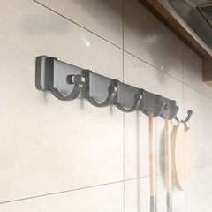 Wall Mounted Kitchen Tool Storage Shelf with Hook