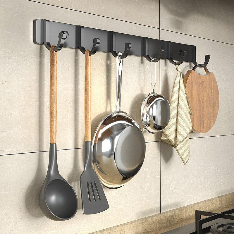 Wall Mounted Kitchen Tool Storage Shelf with Hook