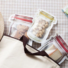 4-Piece Food Storage Freezer Ziplock Bags