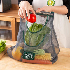 Portable Vegetable Storage Mesh Bag Kitchen Fruit Storage Mesh Bag