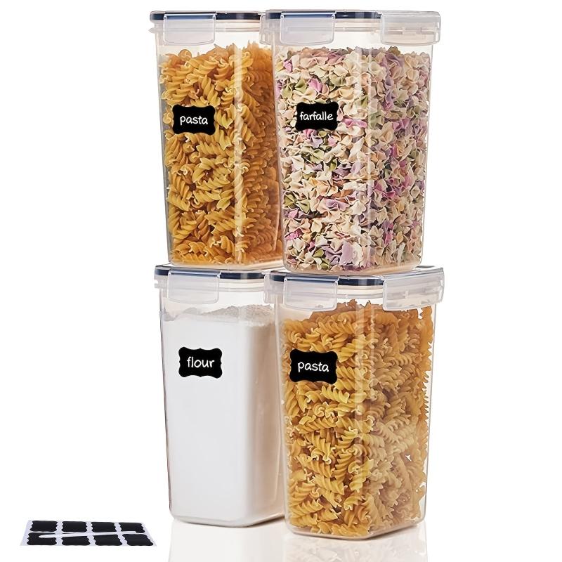 4pc Airtight Food Storage Containers, 2.0L, BPA Free, Dishwasher Safe
