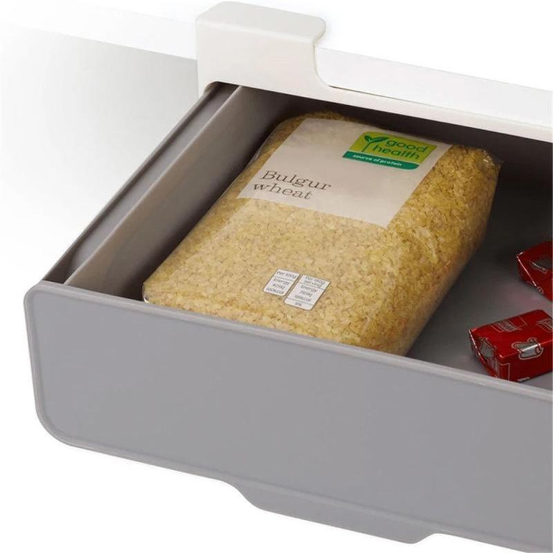 Wall Mounted Spice Organizer with Pull Out Drawer