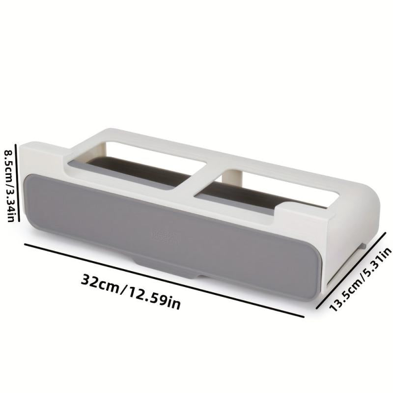 Wall Mounted Spice Organizer with Pull Out Drawer