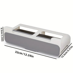 Wall Mounted Spice Organizer with Pull Out Drawer